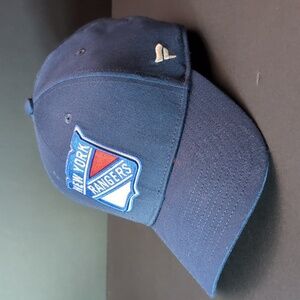Fanatics New York Rangers NHL Men's blue Snapback Hat.